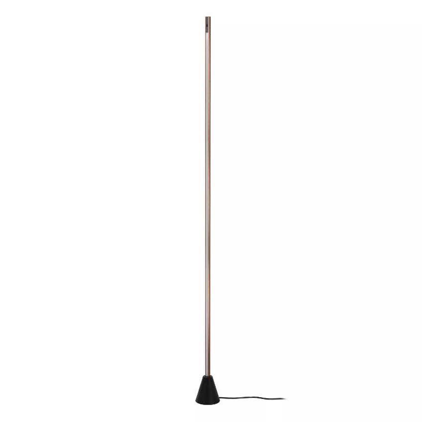 Lucide Vibes Equinox - Lampadaire - LED dimmable - CCT - 1x26W 2700K/4000K - Capteur de mouvement manuel - Café