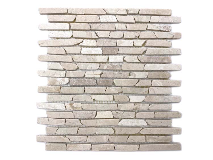 Mozaïek Brick beige mat 30,5x30,5cm