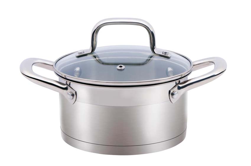 Set de casseroles argent 7 pièces