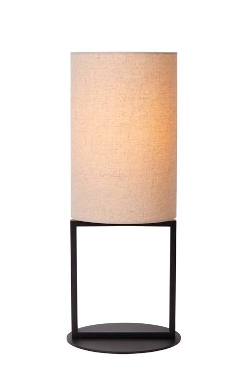 Lucide HERMAN - Tafellamp - Ø 20 cm - 1xE27 - Beige