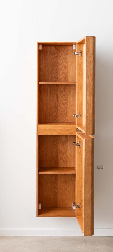 Kolomkast Floris eik hangend 170x40x35cm Kolomkast Floris eik hangend 170x40x35cm