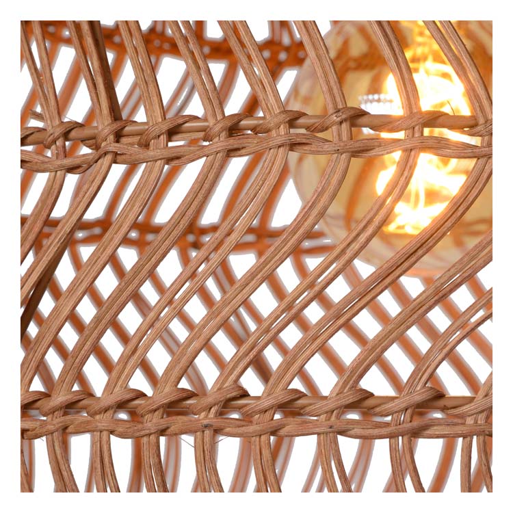 Lucide MOLOKO - Hanglamp - Ø 40 cm - 1xE27 - Okergeel