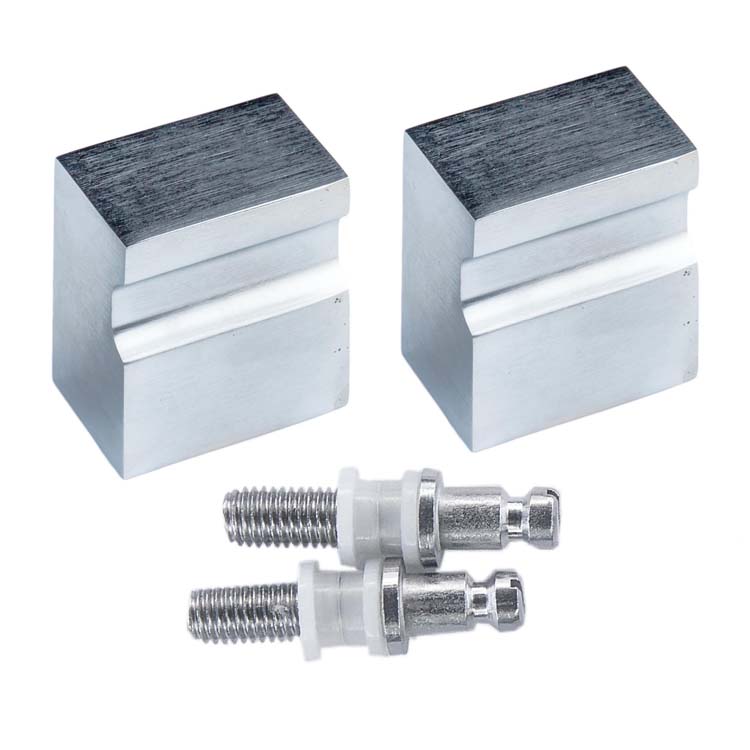Top arezzo chroom geborsteld paar voor glas