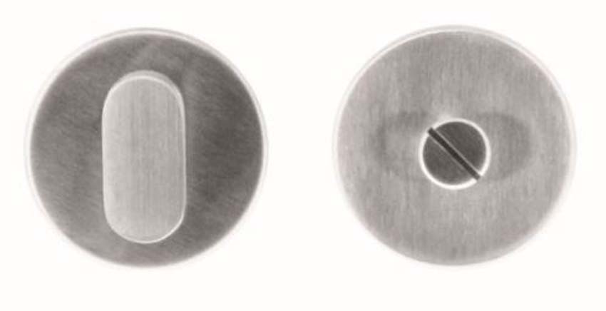 Garniture WC pro Rond shape inox plus sans rouge/blanc