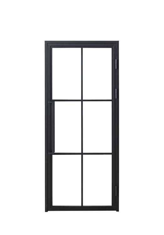 Porte intérieure fer forgé simple 6W Tara gauche sur mesure
