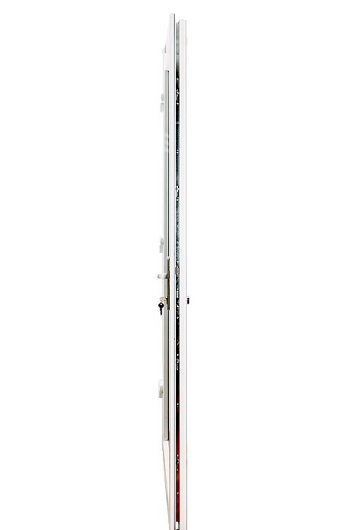 Porte extérieure pvc anthra/blanche 3 verres claires D SUR MESURE