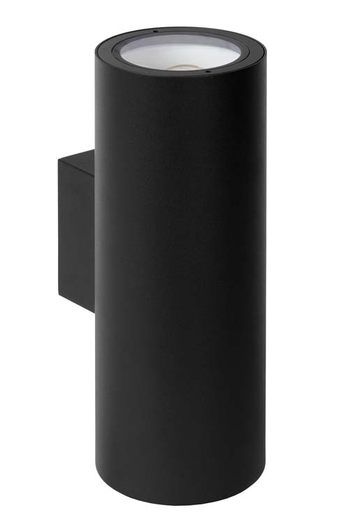 Wandspot Buiten - 2xE27 - IP54 - Zwart