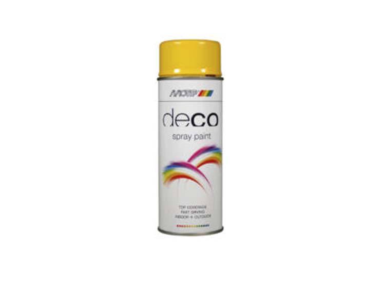 Motip Deco lakspray hoogglans 0,4l koolzaadgeel