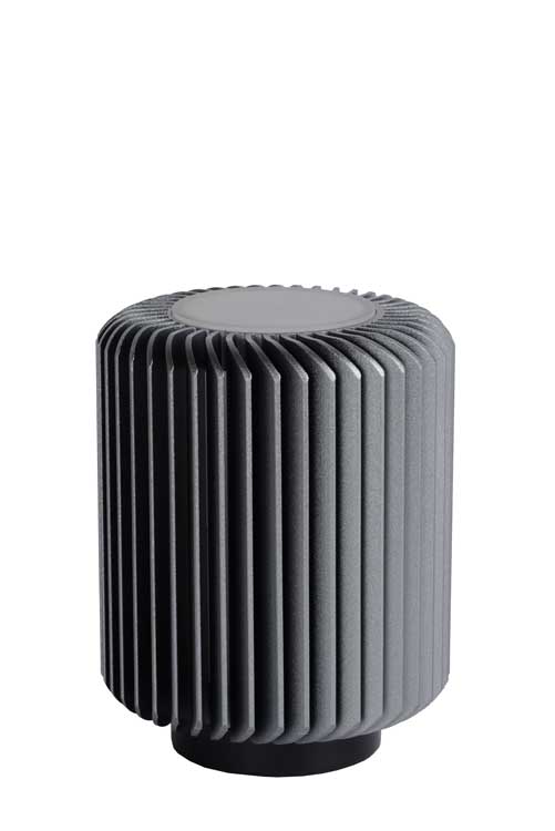 Lucide TURBIN - Tafellamp - LED - 1x5W 3000K - Grijs