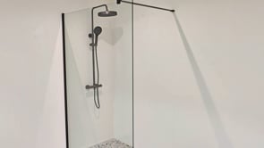 Receveur de douche Moby SMC aspect terrazzo 120x90cm Receveur de douche Moby SMC aspect terrazzo 120x90cm