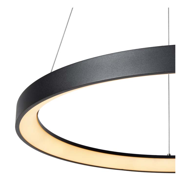 Hanglamp - Ø 58 cm - LED Dimb. - 1x48W 2700K - Zwart