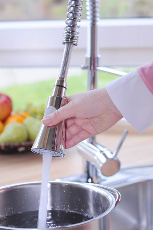 Robinet de cuisine Charlotte chrome spiraalveer