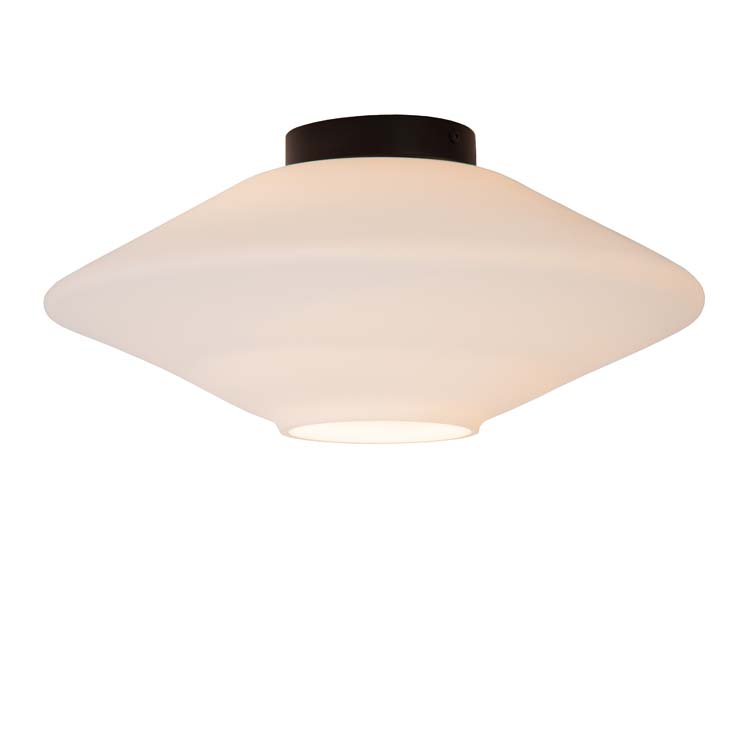 Lucide TREVOR - Plafonnier - Ø 42 cm - 1xE27 - Opalin