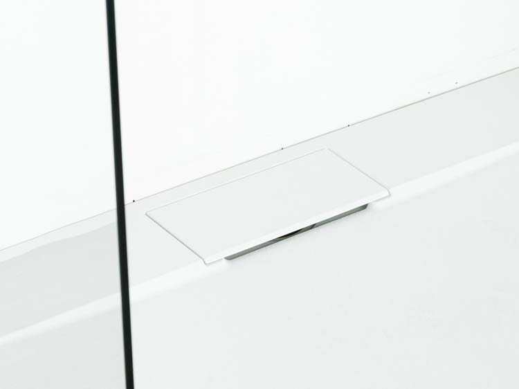 Douchebak Myo SMC mat wit leisteenlook 140x90cm