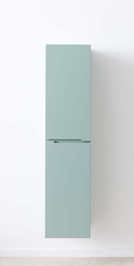 Armoire colonne Truman gris-vert suspendue 170x40x35cm