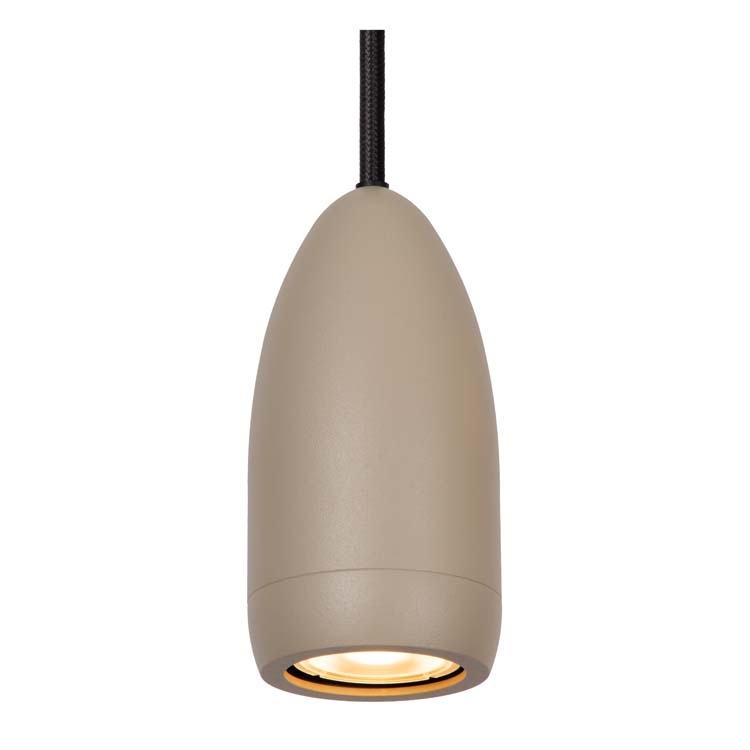 Hanglamp - taupe - Ø10cm - GU10 - 40W