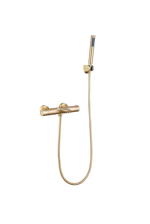 Badkraan Hanna thermostatisch met cooltouch goud