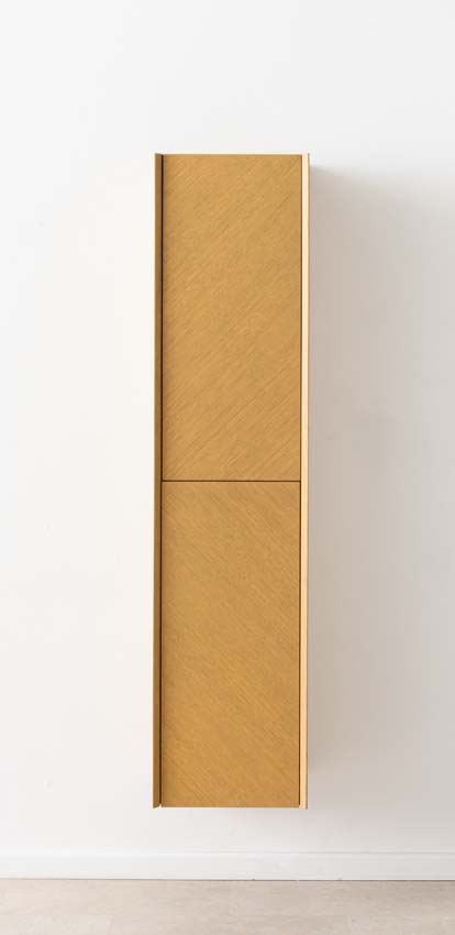 Armoire colonne Waldorf chêne suspendue 170x40x35cm