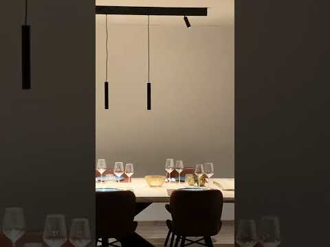 Railverlichting design Béa zwart set 1,8m 2 spots + 3 pendels 5x4W