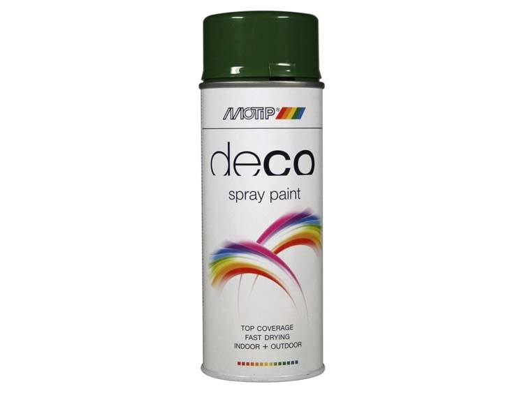 Motip Deco lakspray hoogglans 0,4l bladgroen
