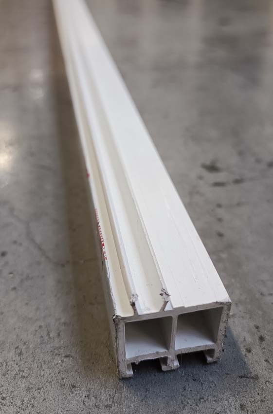Verbredingsprofiel 25mm wit monorail 3M