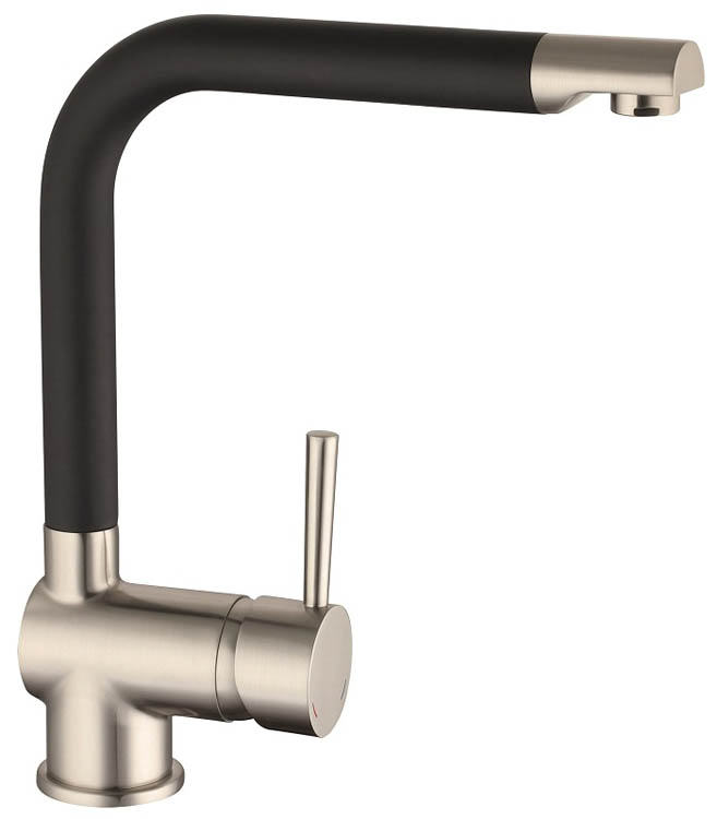 Robinet de cuisine Ria inox-look