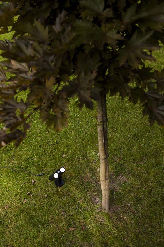 Spot de jardin d'extérieur Nox Solar - noir - dimmable - 8.2W - 5000K - IP55 - avec détecteur de mouvement
