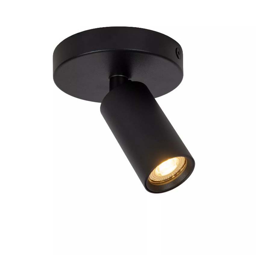 Spot plafond - Noir - Ø3,5cm - Dimmable - GU10 - 1x3,8W