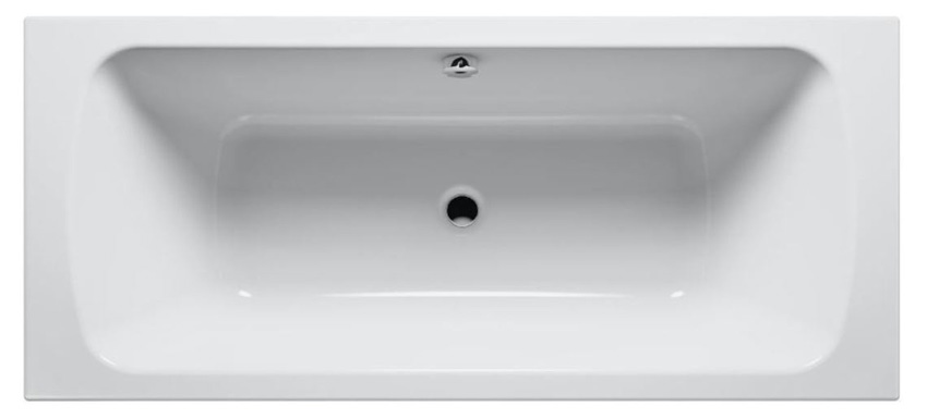 Baignoire encastrable Verona Duo blanc brillant 170x75cm