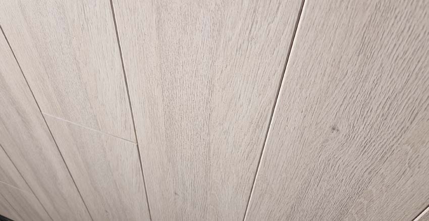 Wand- & plafondpaneel MDF witgrijs 20,3x130x0,8cm