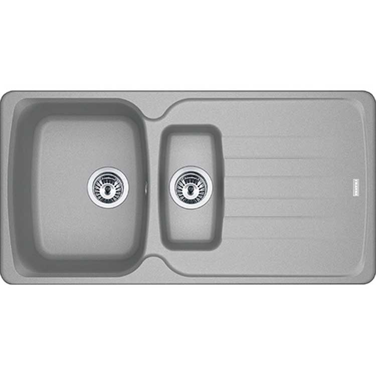 Spoelbak Franke Antea steengrijs 1,5 bak 97x50cm