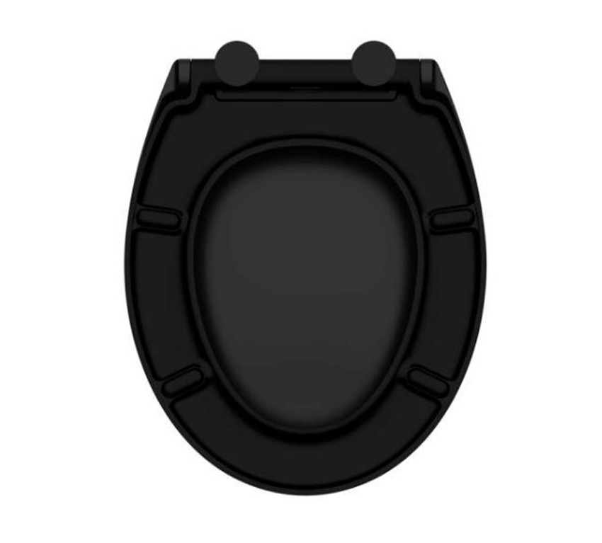 WC-bril softclose zwart