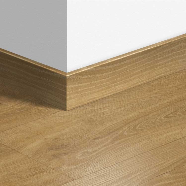 Plinthe parquet Quick-Step 14 x 77 x 2400 mm Chêne des Bois naturel