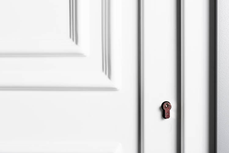 Porte extérieure Classica PVC blanc 980x2180mm ouvrant à droite Porte extérieure Classica PVC blanc 980x2180mm ouvrant à droite