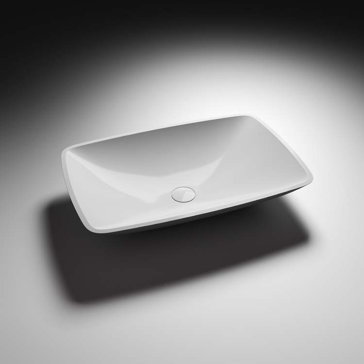 Vasque à poser Cody blanc brillant 63x42x12cm