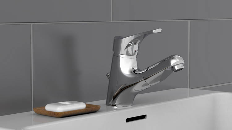 Robinet de lavabo Aslan chrome