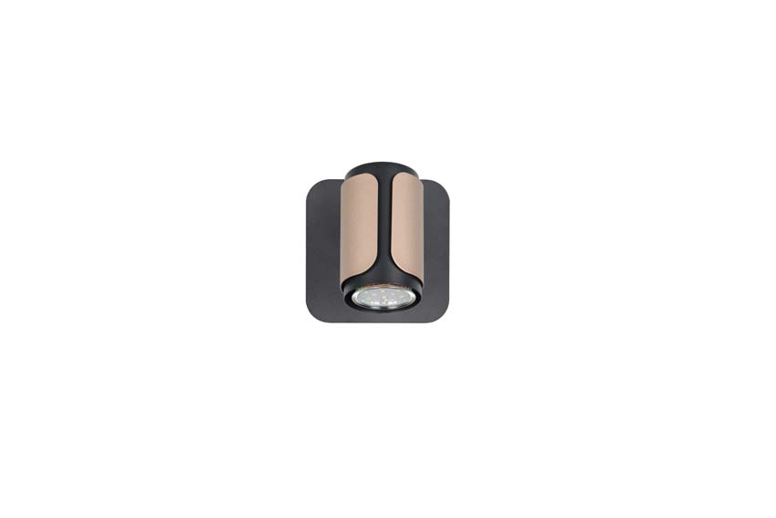 Spot en saillie - Brun café - 12x16x12cm - Dimmable - GU10 - 1x10W