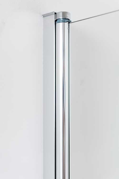 Paroi de baignoire Asher chrome gauche/droite 120x130cm