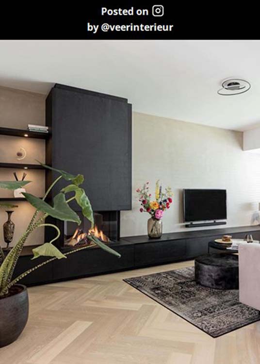 Plafonniére - zwart - Ø46cm - dimbaar - LED - 24W - 3000K