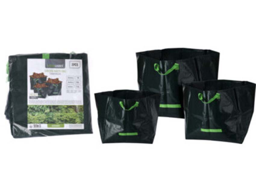 Sacs à déchets de jardin lot de 3