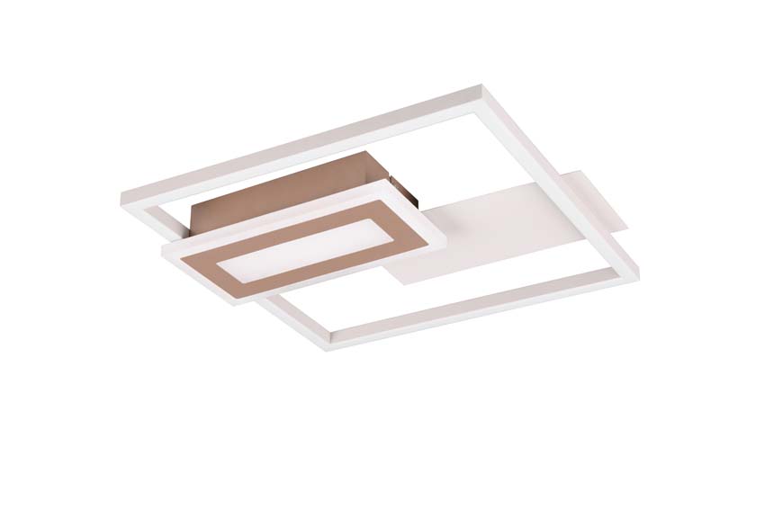 Plafonnier - blanc - 33x30cm - 22W - 3000K