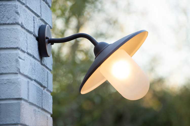 Lucide ARUBA - Applique murale Extérieur - Ø 30 cm - E27 - IP44 - Rouille