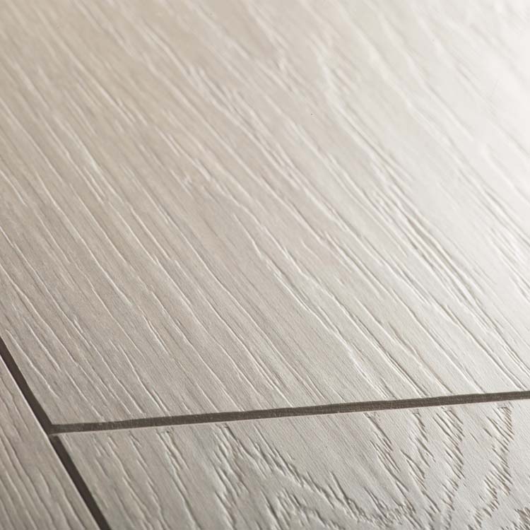 Sol stratifié Quick-step Largo 9,5mm - Chêne Long Island clair