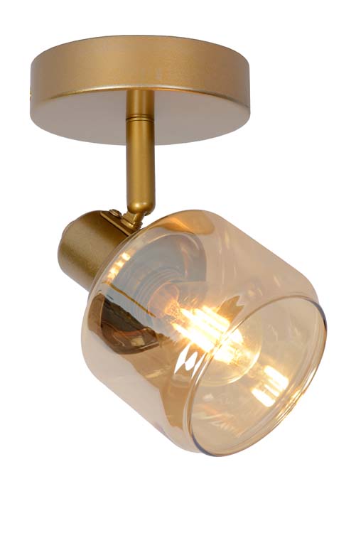 Spot plafond - 1xE14 - Or Mat / Laiton