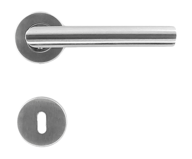 Poignée de porte pro inox Bologna 19mm - 13cm
