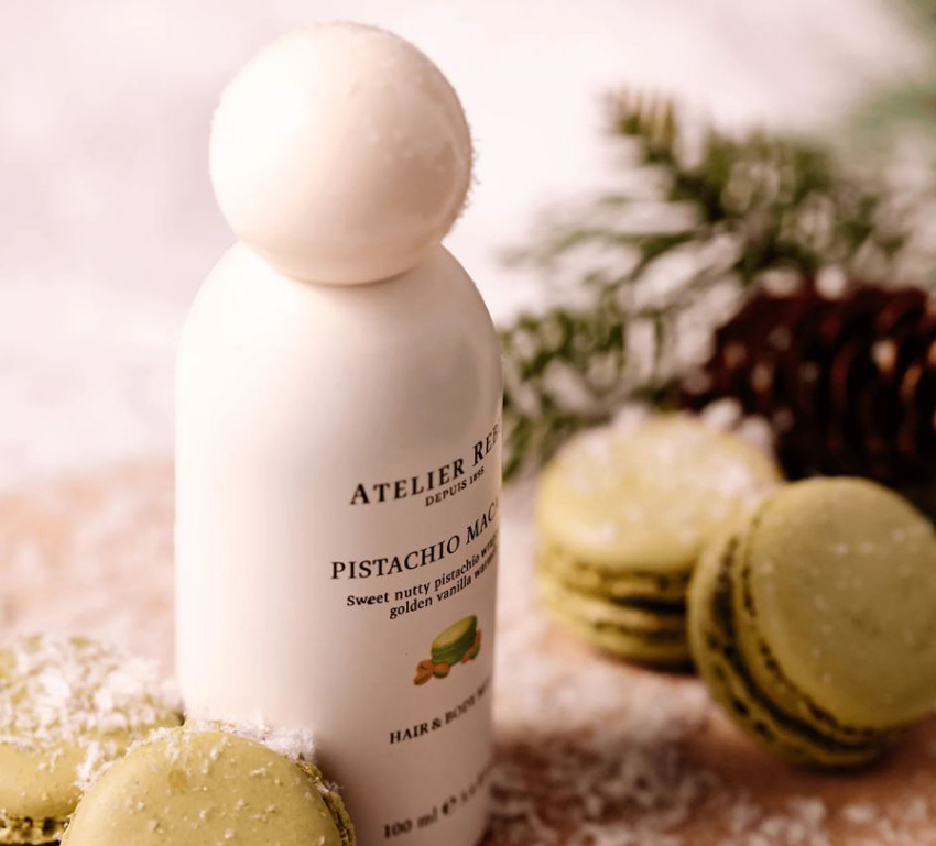 Brume pour le corps et les cheveux Atelier Rebul Pistachio Macaron 100ml