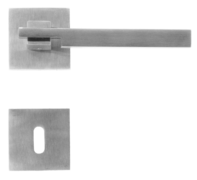 Poignée de porte inox plus Brindisi 2 14cm