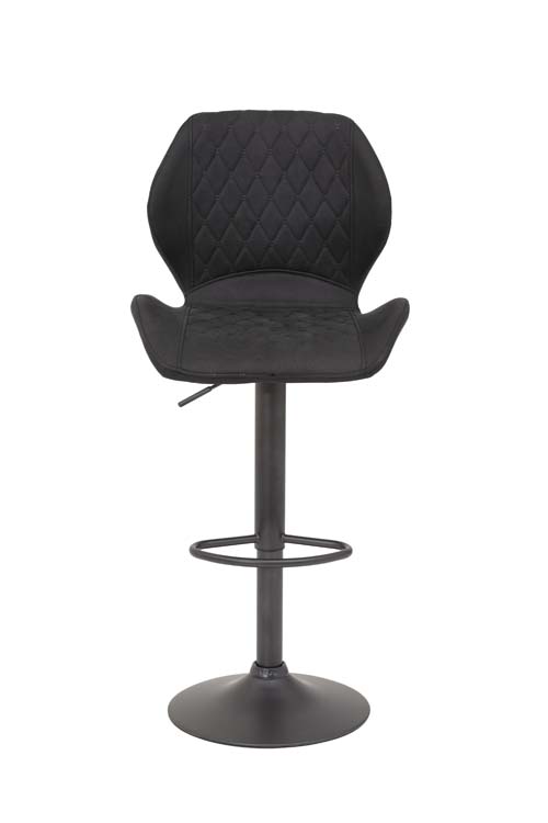 Chaise de bar Josan vintage anthracite