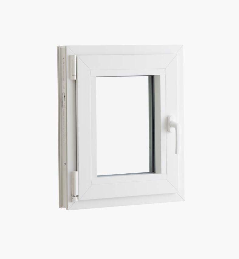 1-VAN Châssis oscillo-battant pvc Elegant blanc/bl B500xH600 mm G mat