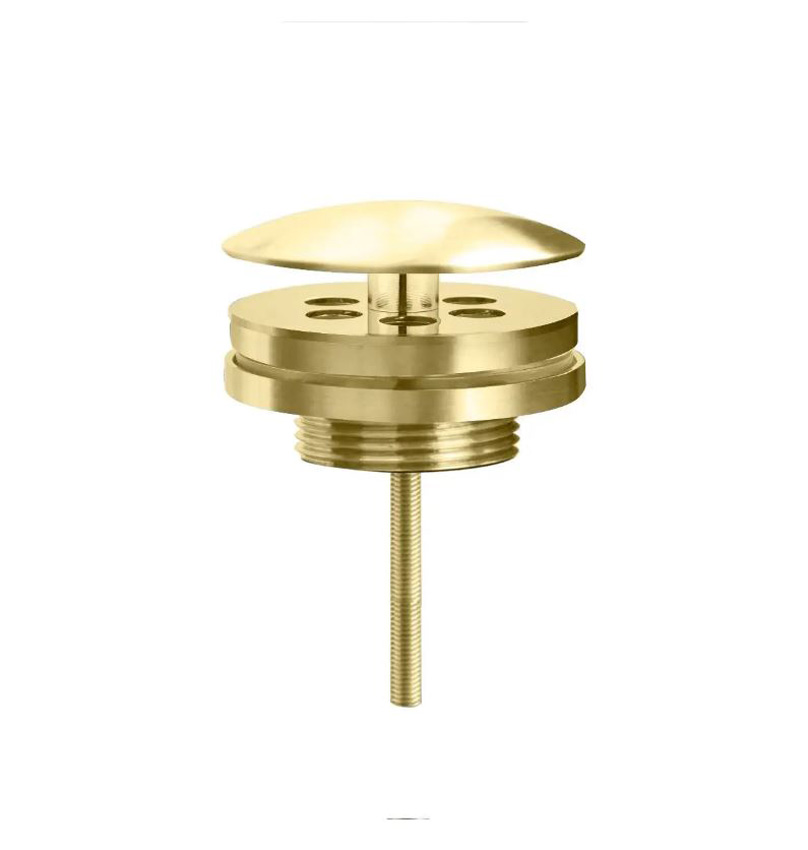 Afvoerplug mat goud - always open